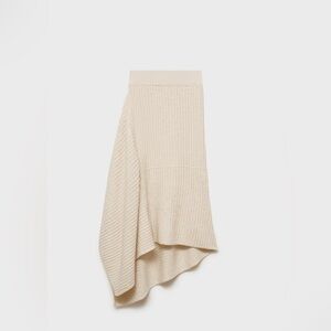 NWT Mango asymmetric knit skirt